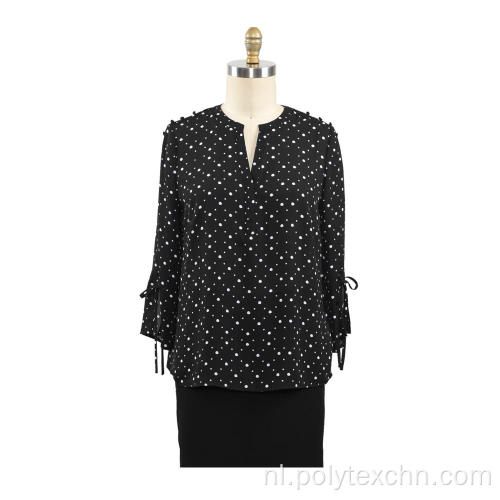 Blouse met lange mouwen, casual damesoverhemd